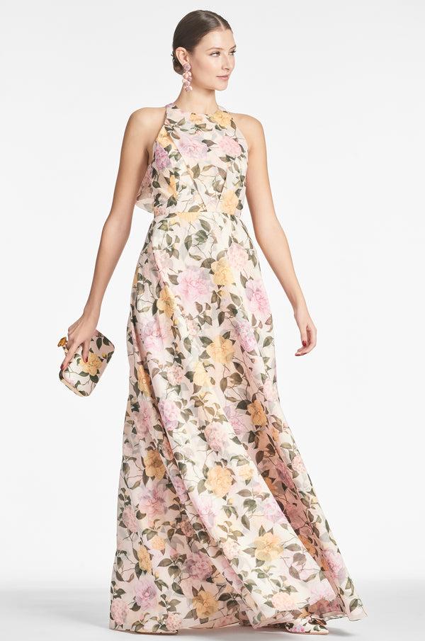 Sachin & Babi Kate Gown - Pink Lemonade Bouquet - Final Sale