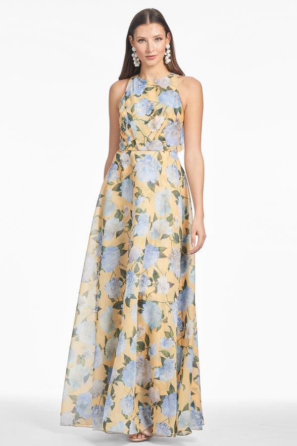 sachin & babi KATE GOWN - SUN AND SEA PEONIES - FINAL SALE