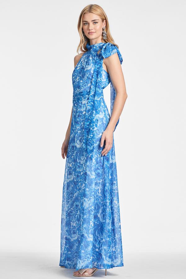 Sachin & Babi Kayla Gown - Mediterranean Blooms - Final Sale