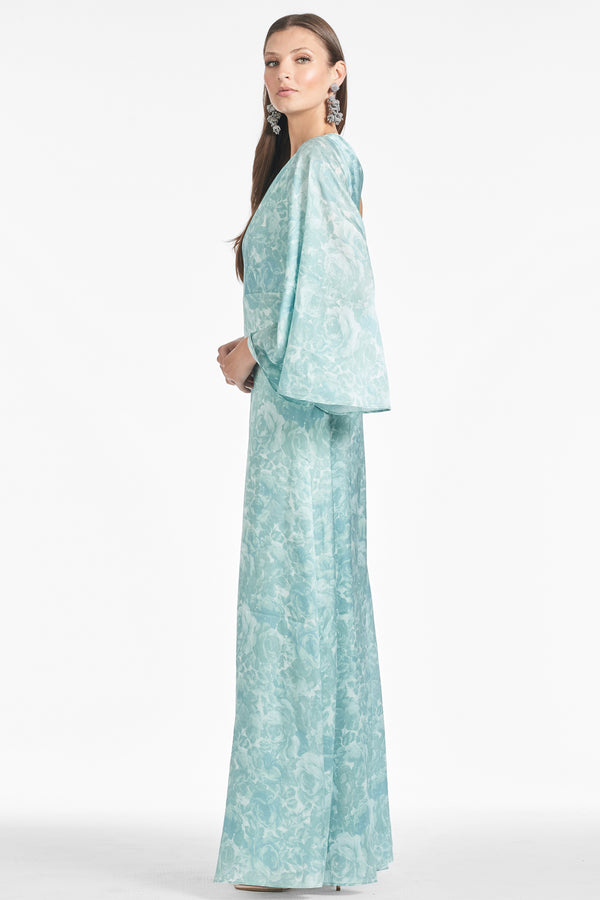 Sachin & Babi Keely Gown - Sage Painted Floral - Final Sale