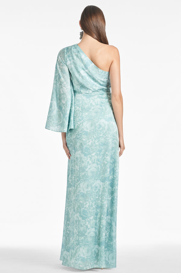 Sachin & Babi Keely Gown - Sage Painted Floral - Final Sale