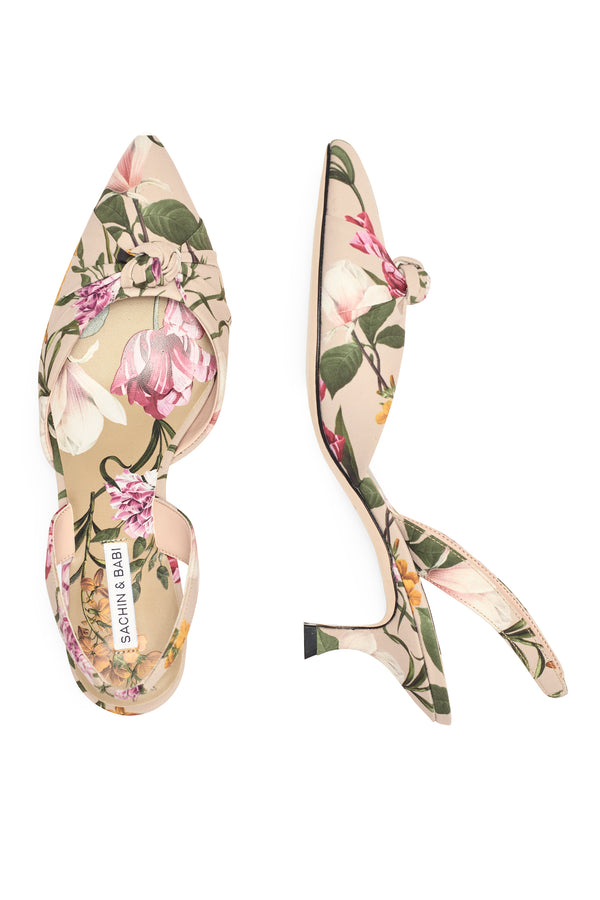 sachin & babi NOLITA KITTEN HEEL - FRENCH BRISTRE BLOSSOMS