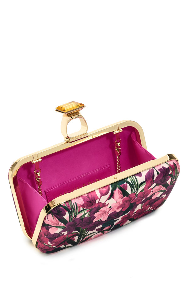 Sachin & Babi ON THE ROCKS CLUTCH - CASA BLANCA LILLIES