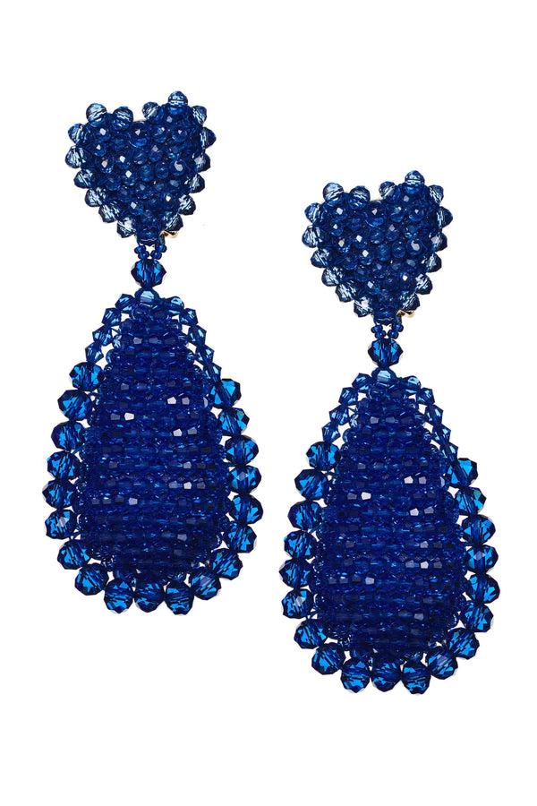 Sachin & Babi ADELINE EARRINGS - AQUA/MARINE