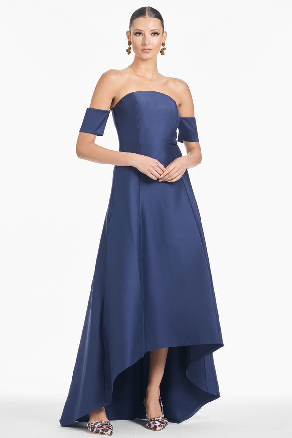 Sachin & Babi Agyness Gown - Night Sky