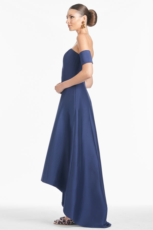 Sachin & Babi Agyness Gown - Night Sky
