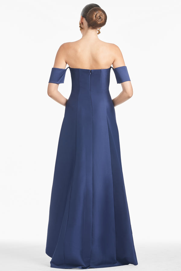 Sachin & Babi Agyness Gown - Night Sky