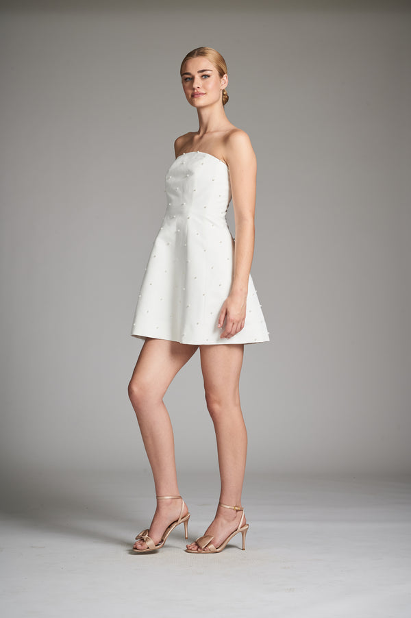 Sachin & Babi Alanna Dress - Ivory/Pearls