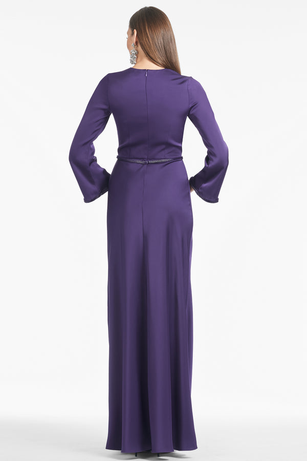 Sachin & Babi Alex Gown - Amethyst - Final Sale