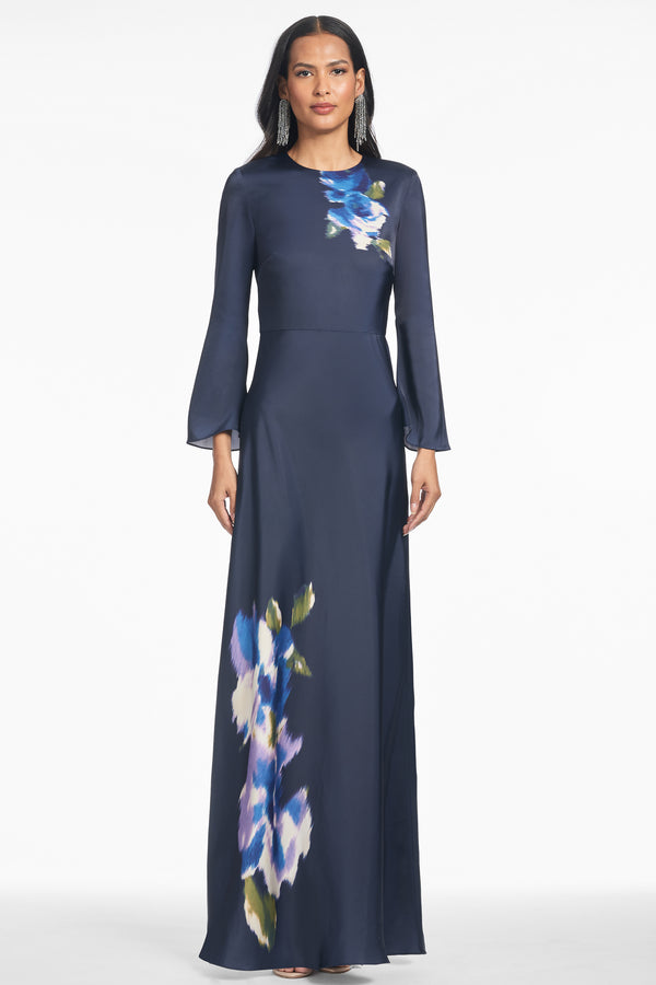 Sachin & Babi Alex Gown - Midnight Corsage