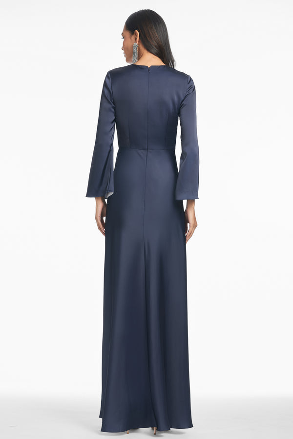 Sachin & Babi Alex Gown - Midnight Corsage