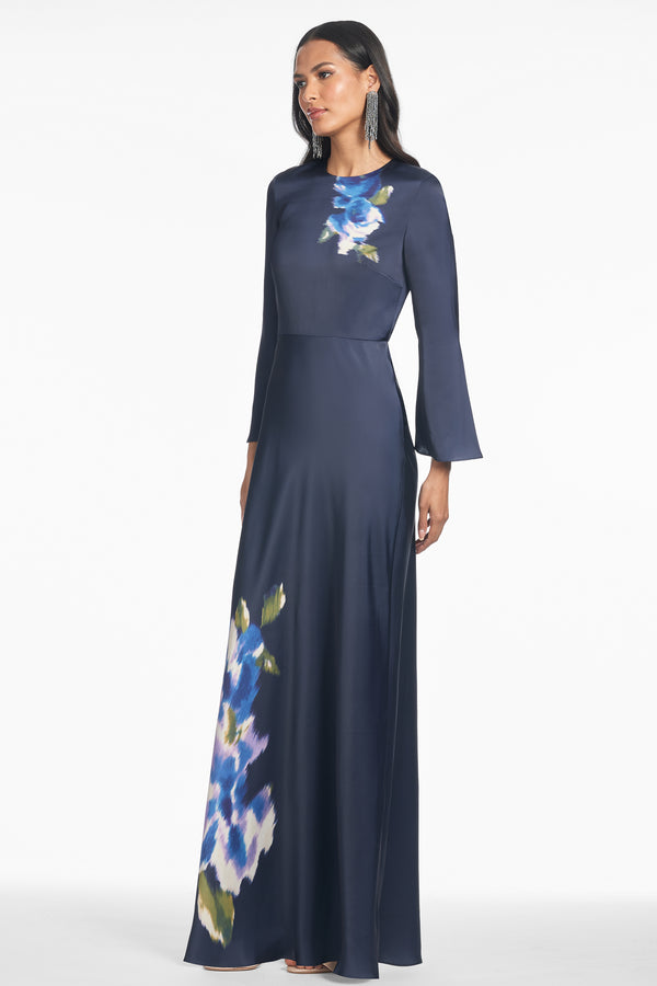 sachin & babi Alex Gown - Midnight Corsage