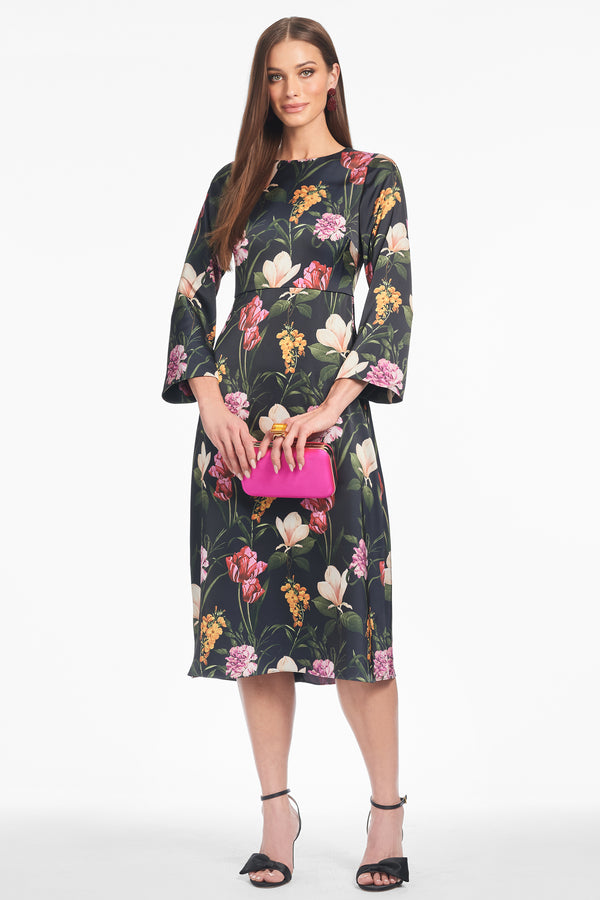Sachin & Babi ALEXA DRESS - DARK MIDNIGHT GARDEN