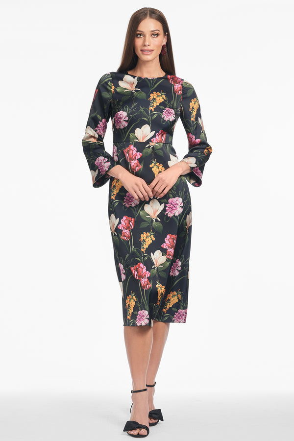 Sachin & Babi ALEXA DRESS - DARK MIDNIGHT GARDEN