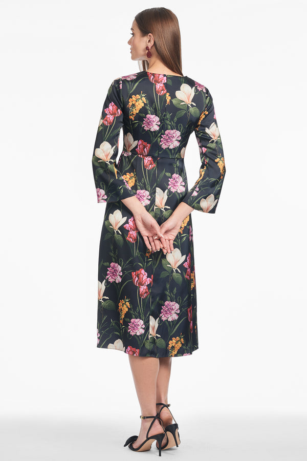 Sachin & Babi ALEXA DRESS - DARK MIDNIGHT GARDEN