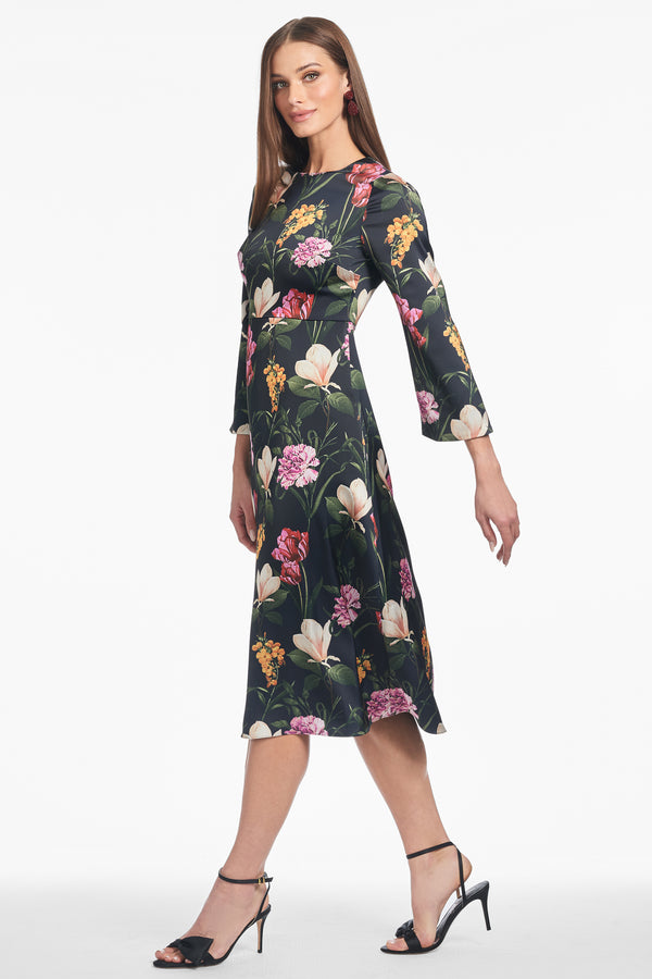 sachin & babi ALEXA DRESS - DARK MIDNIGHT GARDEN