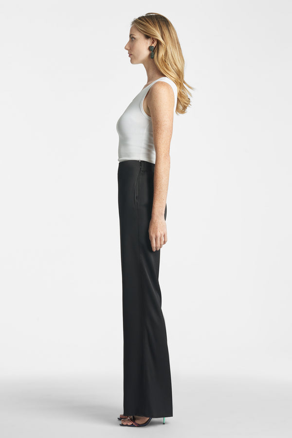 Sachin & Babi Alli Satin Pant - Black