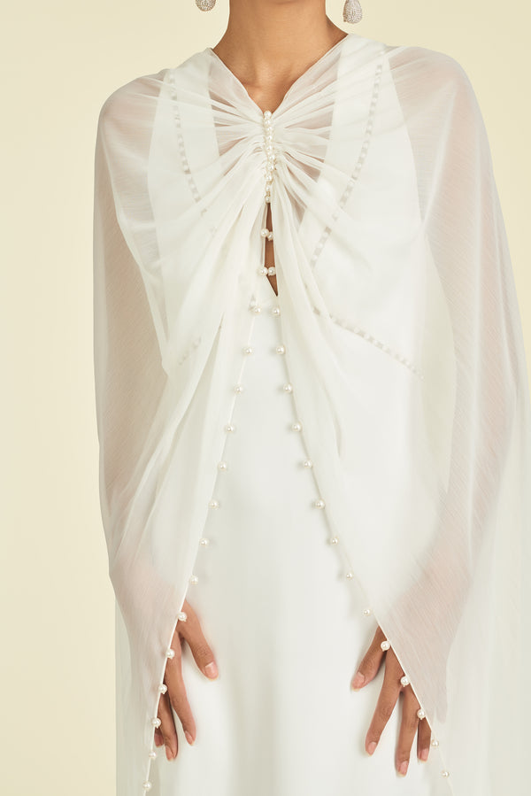 sachin & babi Arabella Cape - Off White