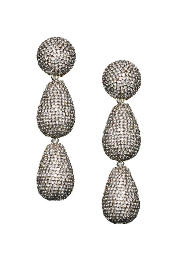 Sachin & Babi ARIELLE EARRINGS - CLEAR CRYSTALS