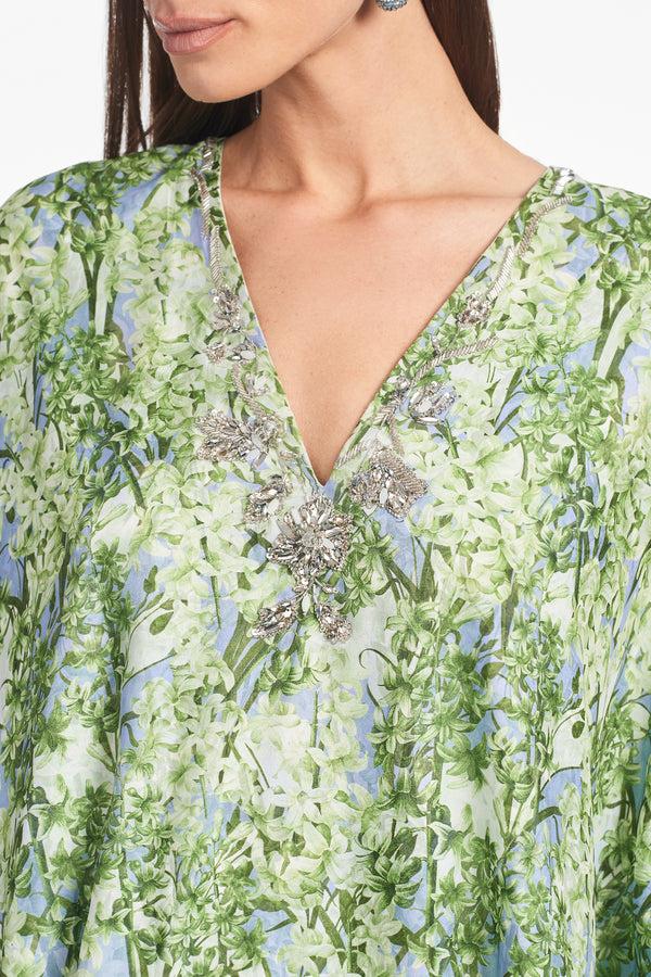 Sachin & Babi ARNA KAFTAN - PERIDOT BOUQUET