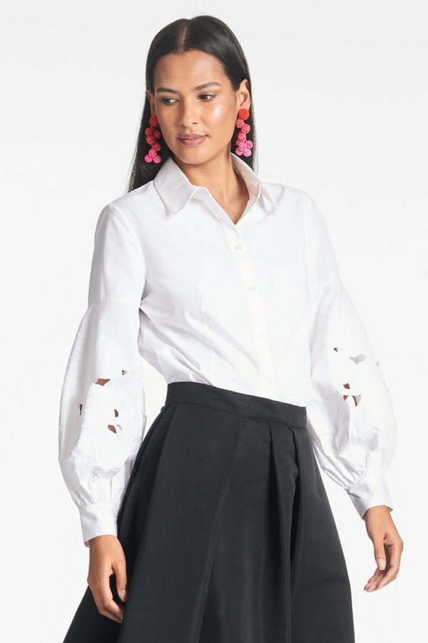Sachin & Babi Astor Top - White