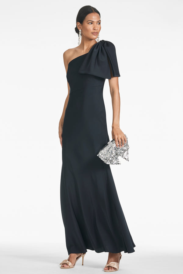 Sachin & Babi Aubrey Gown - Black - Final Sale