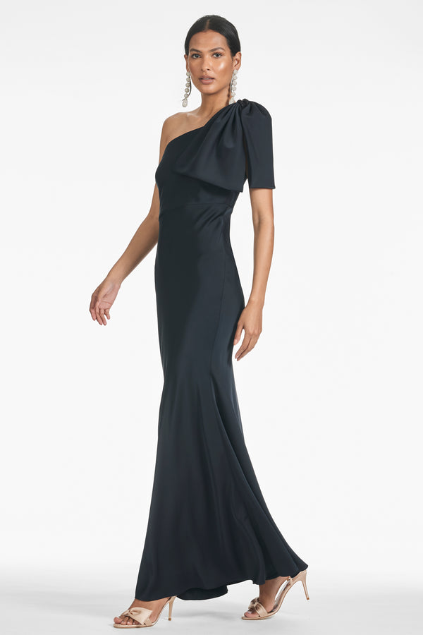 Sachin & Babi Aubrey Gown - Black - Final Sale
