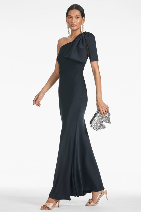 sachin & babi Aubrey Gown - Black - Final Sale