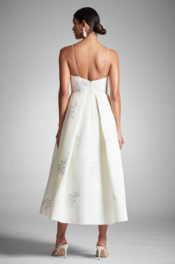 Sachin & Babi Audra Dress - Ivory/Embroidered Floral