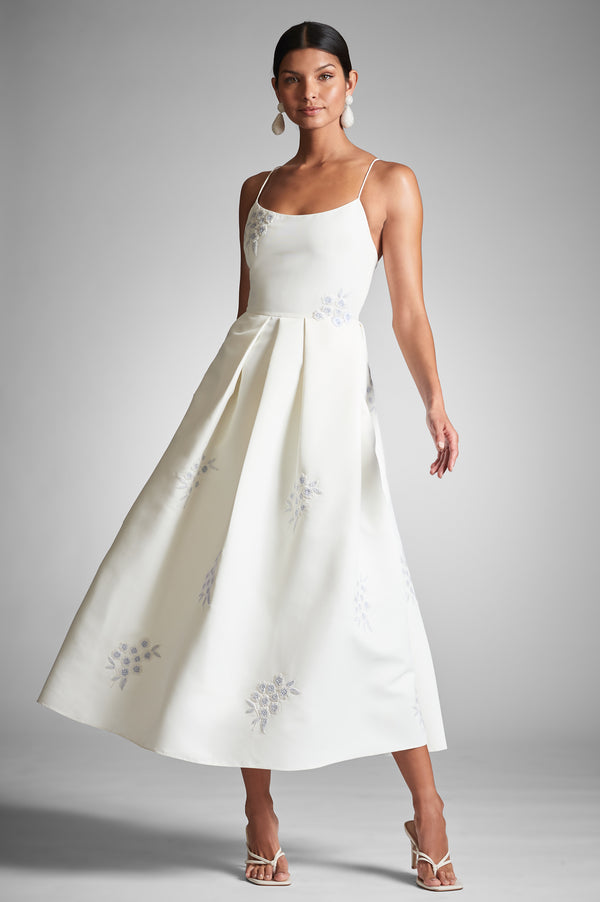 sachin & babi Audra Dress - Ivory/Embroidered Floral
