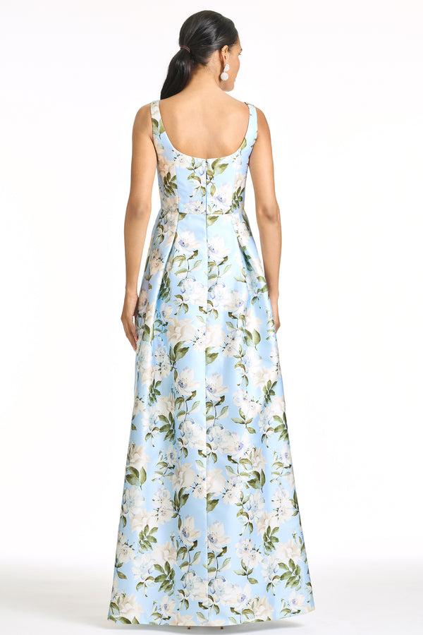Sachin & Babi AURORA GOWN - SKY CAMELLIA