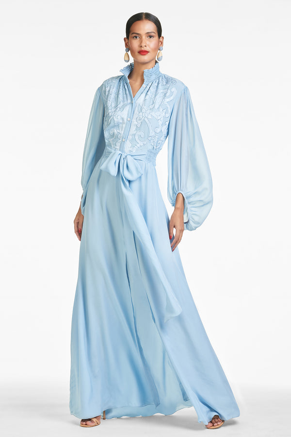 Sachin & Babi Beatrix Gown - Chambray Blue