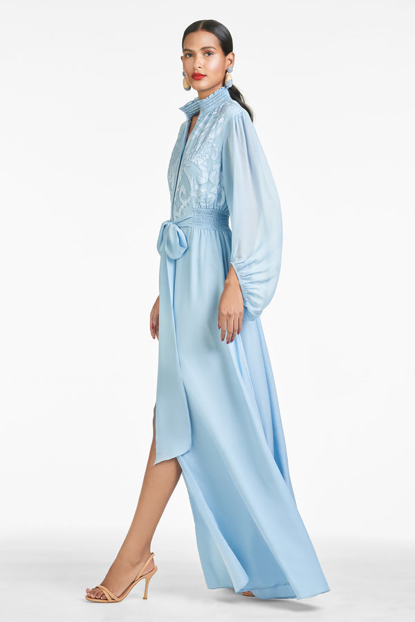 Sachin & Babi Beatrix Gown - Chambray Blue