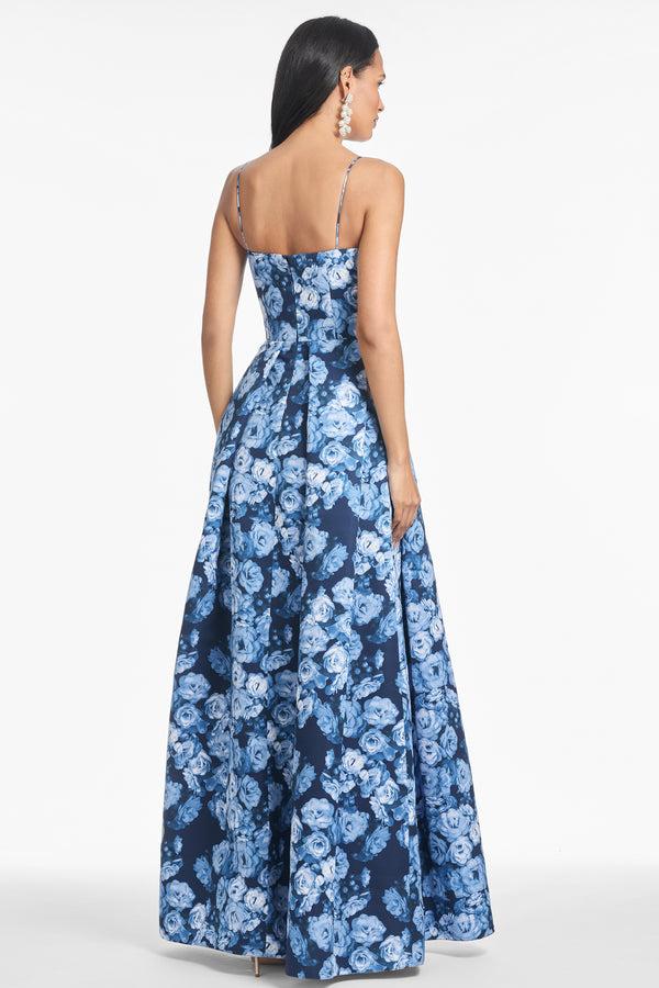 Sachin & Babi BEAU GOWN - WILD SAPPHIRE ROSES