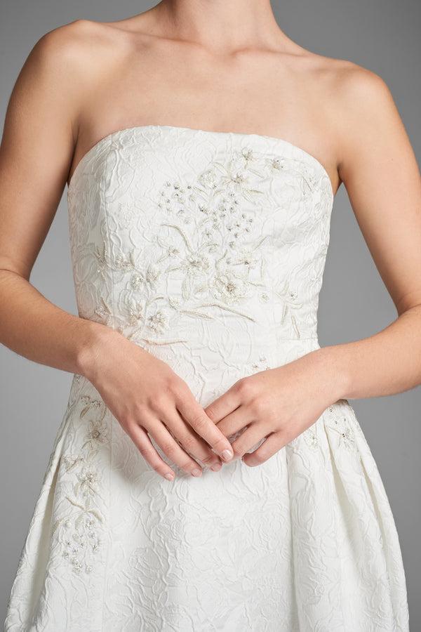 Sachin & Babi Belle Gown - Ivory