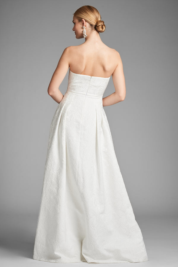 Sachin & Babi Belle Gown - Ivory