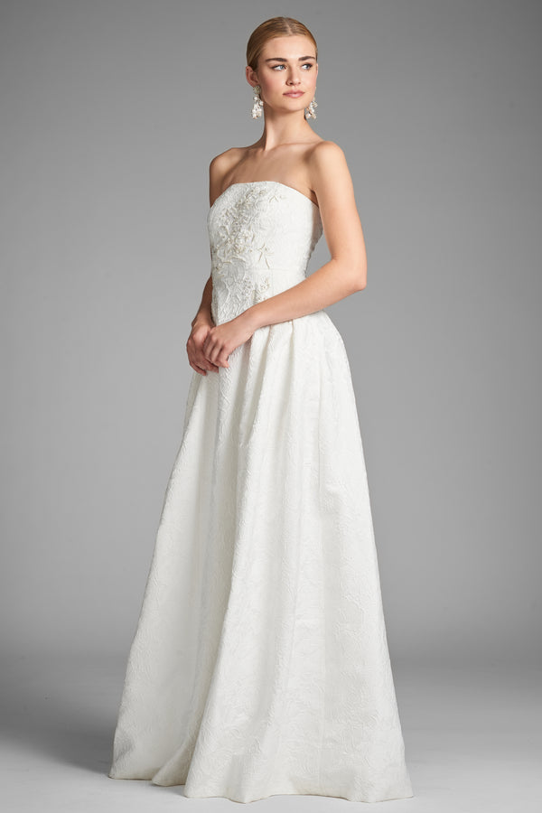 sachin & babi Belle Gown - Ivory