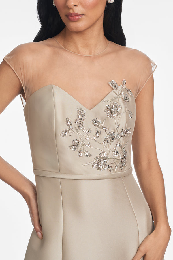 Sachin & Babi BETSY GOWN - PEWTER