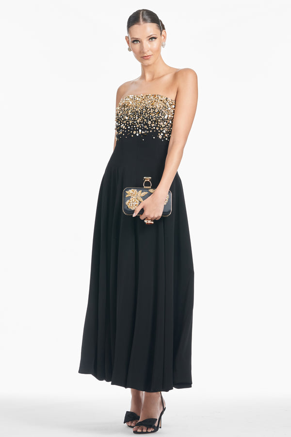 Sachin & Babi Bettany Gown - Black