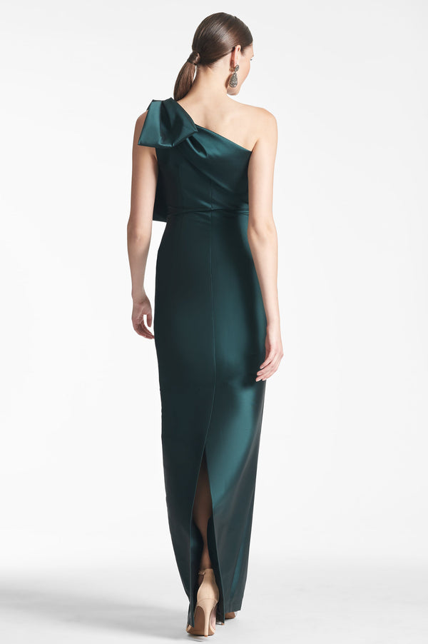 Sachin & Babi Bonnie Gown - Forest Green