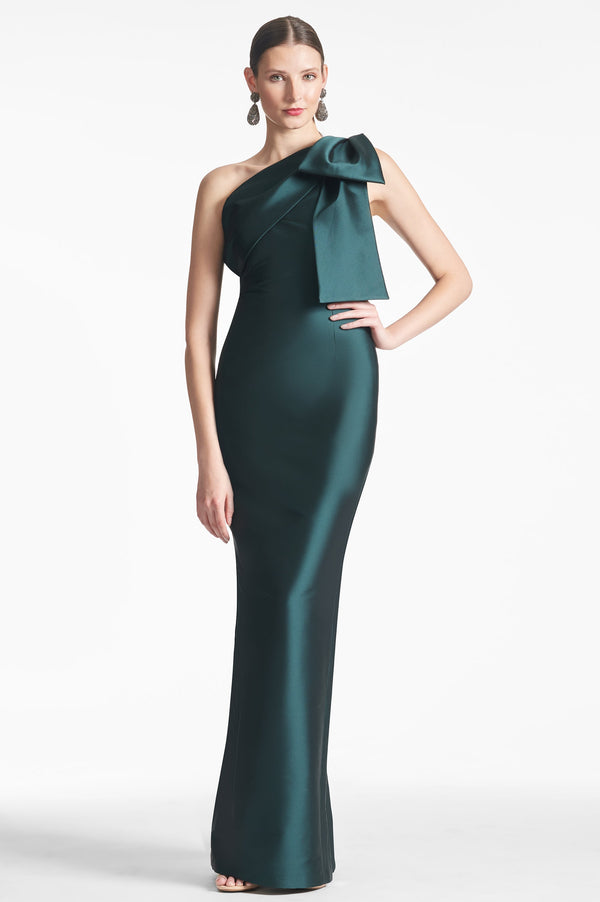 sachin & babi Bonnie Gown - Forest Green