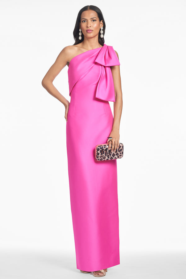 sachin & babi Bonnie Gown - Fuchsia