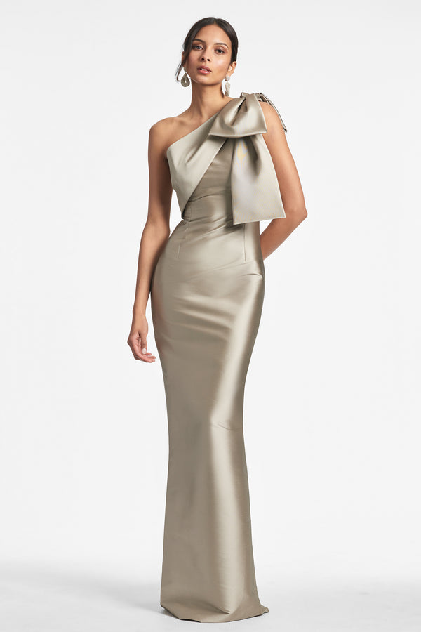 sachin & babi BONNIE GOWN - PEWTER