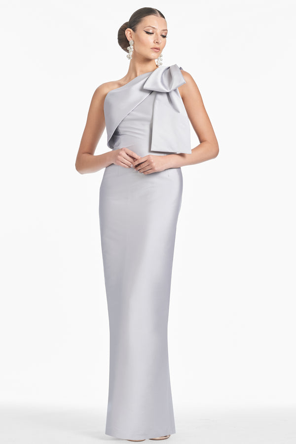 Sachin & Babi Bonnie Gown - Silver