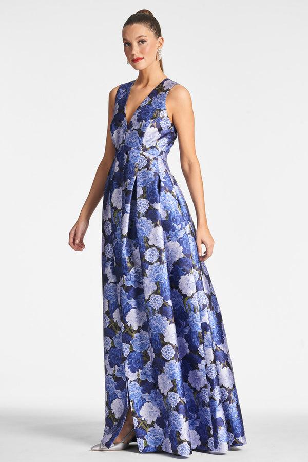 Sachin & Babi Brooke Gown - Rosa Azurro - Final Sale