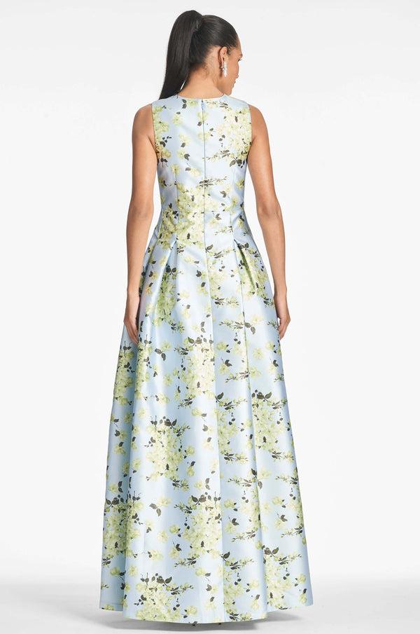 Sachin & Babi Brooke Gown - Sky Citrine Floral