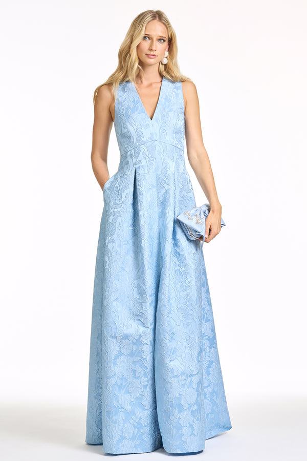 Sachin & Babi BROOKLYNNE GOWN - ICE BLUE