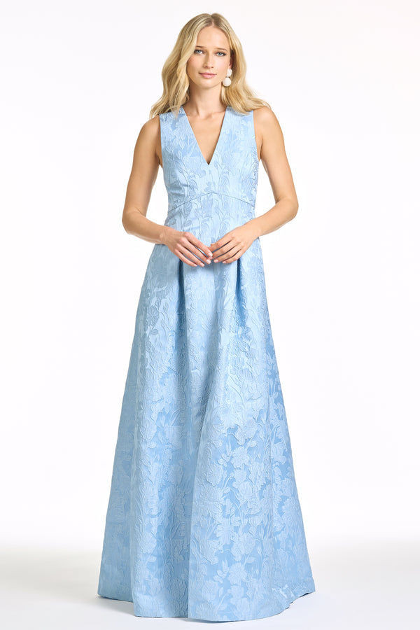sachin & babi BROOKLYNNE GOWN - ICE BLUE