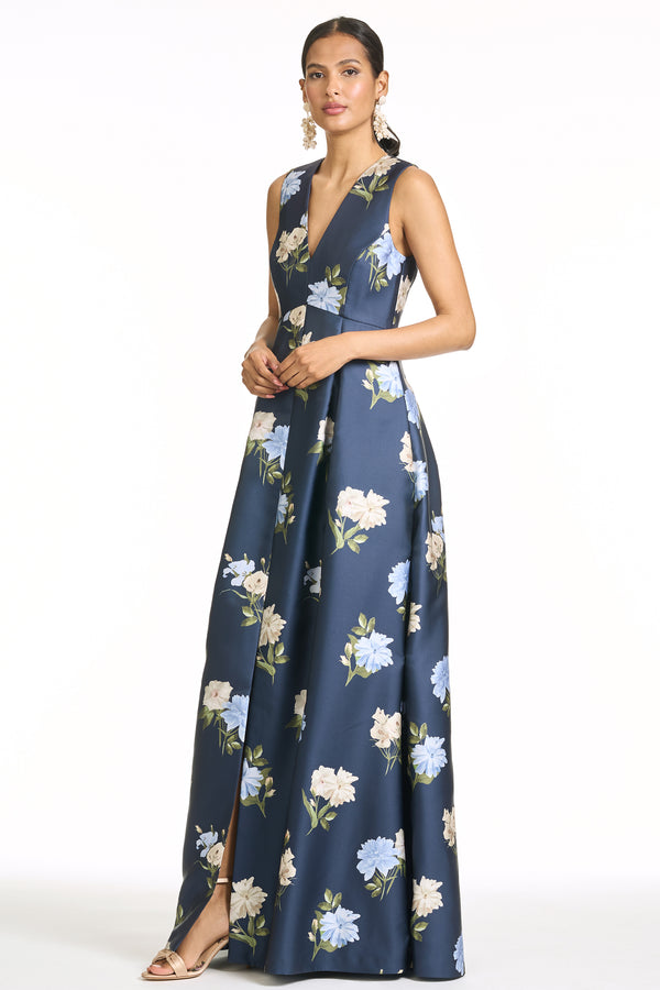 Sachin & Babi BROOKLYNNE GOWN - MARITIME CORSAGE