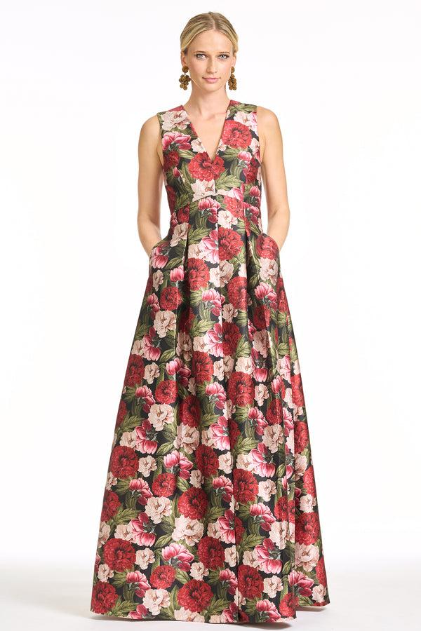 sachin & babi BROOKLYNNE GOWN – PEONY EMBERS